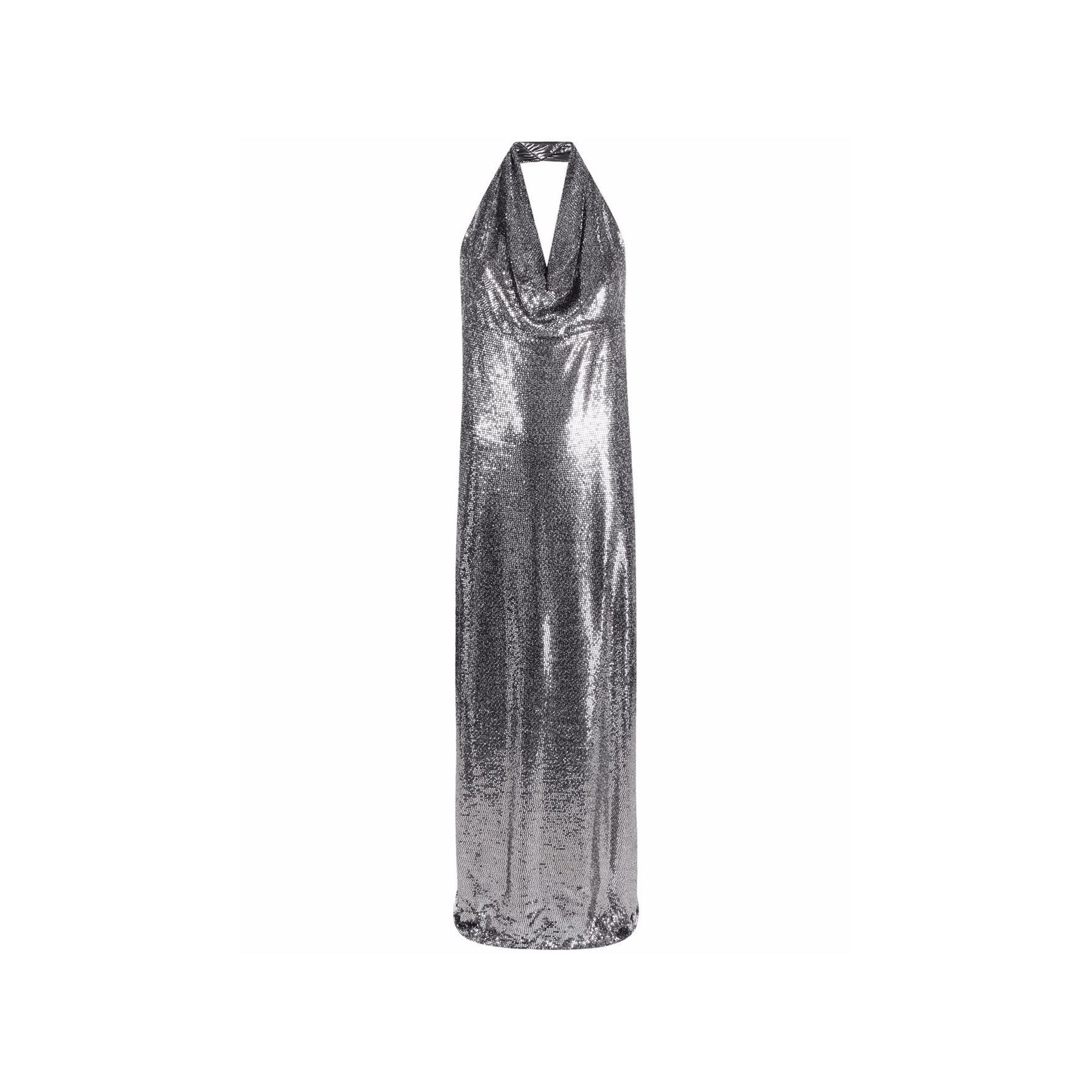 Sequin Embellished Long Dress
