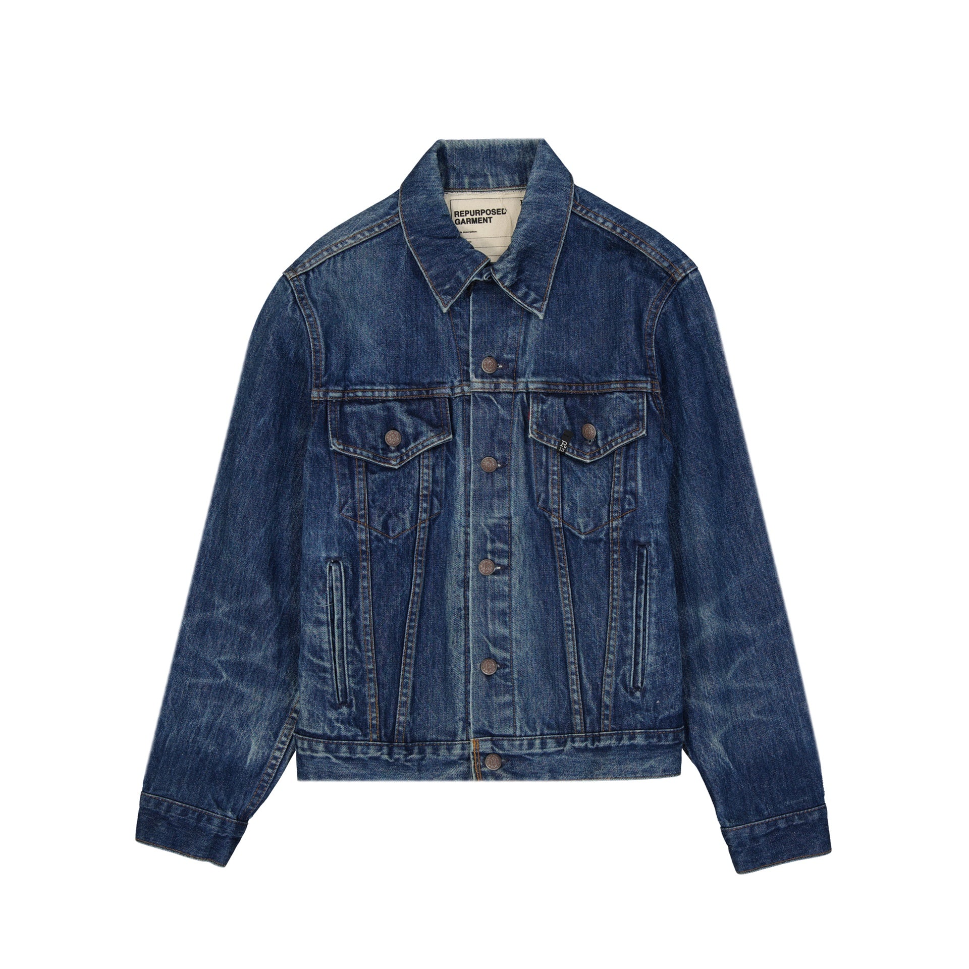 R13 Cotton Denim Jacket - MEN CLOTHING - R13 - Tluxy New