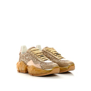 Jimmy Choo Glitter Leather Sneakers