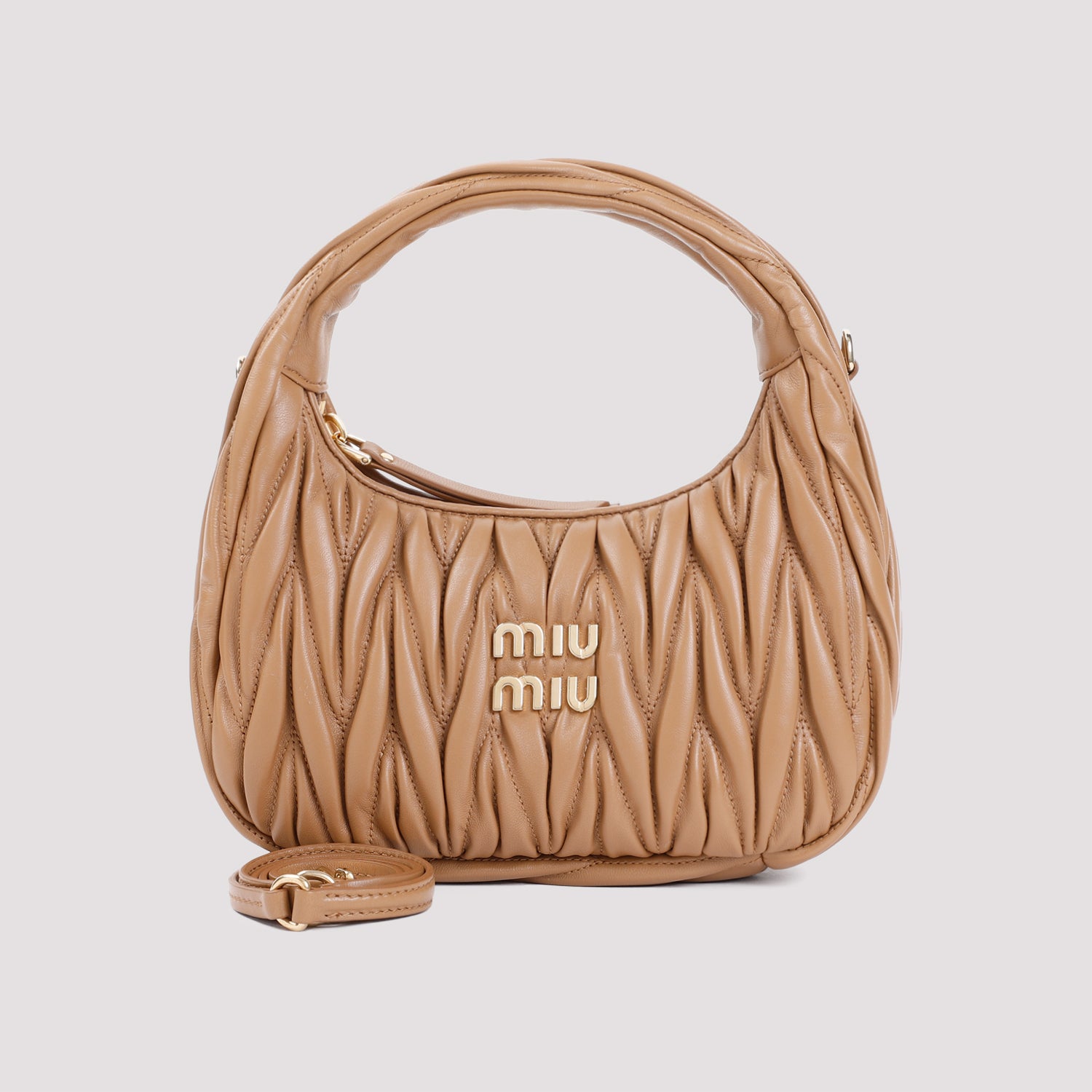Miu Miu Handbag - Nude & Neutrals | efe66b334ea4dd79708b5de50684de5a4d3fe4fb