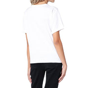 Saint Laurent Cotton Logo T-Shirt - WOMEN CLOTHING - SAINT LAURENT - Tluxy New