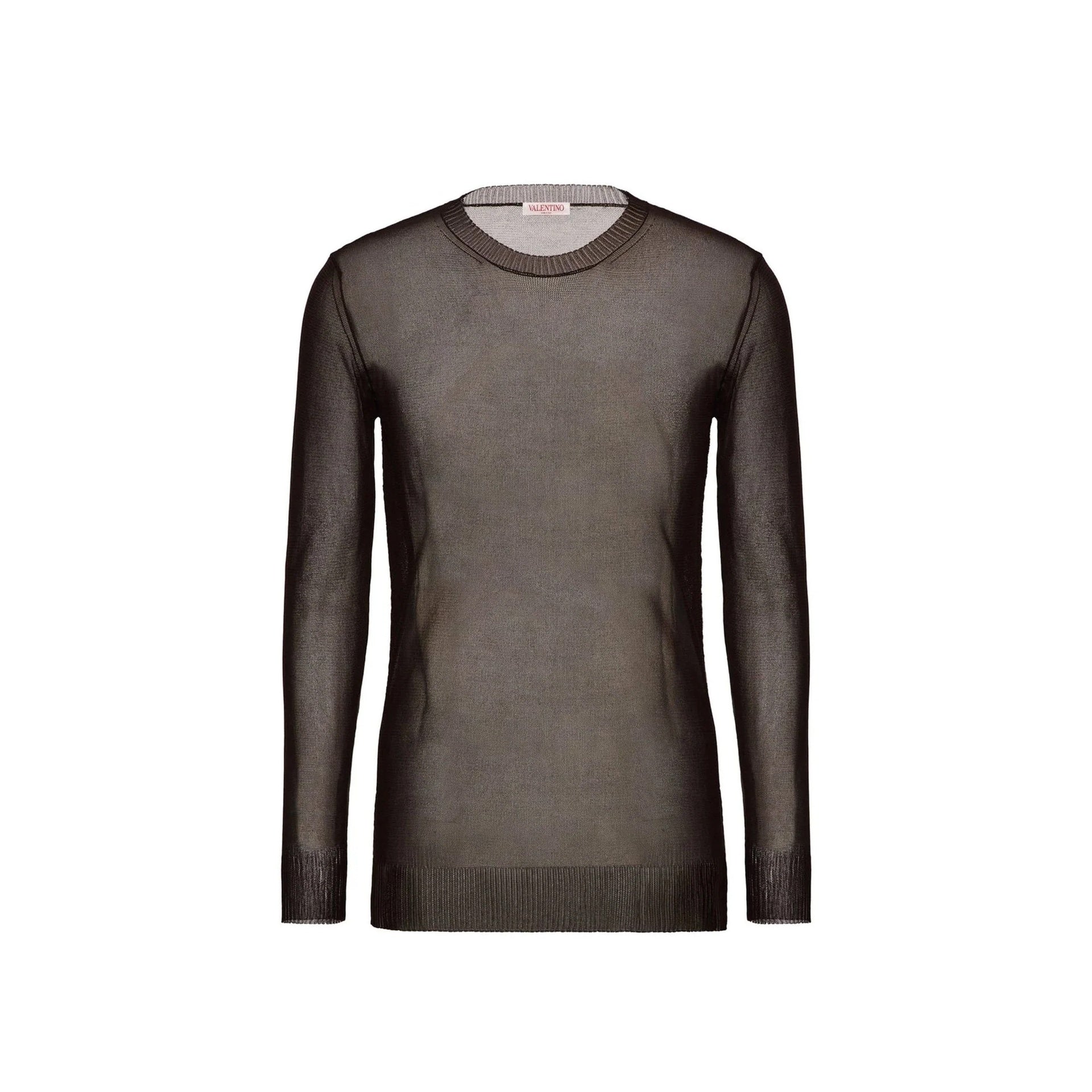 Valentino Transparent Silk Top