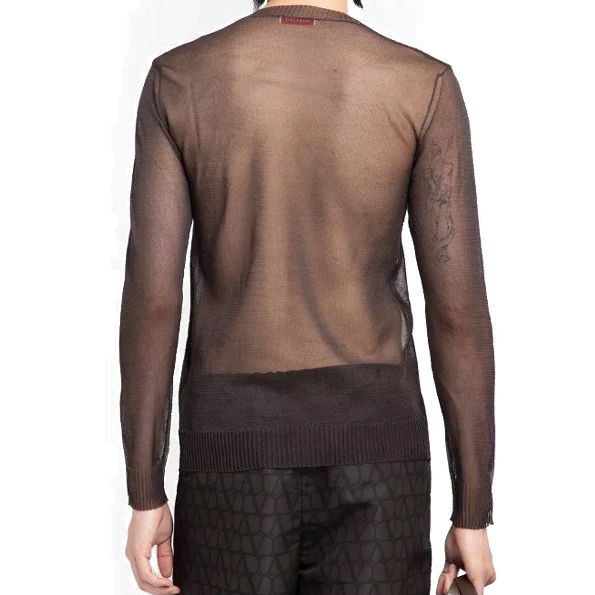 Valentino Transparent Silk Top