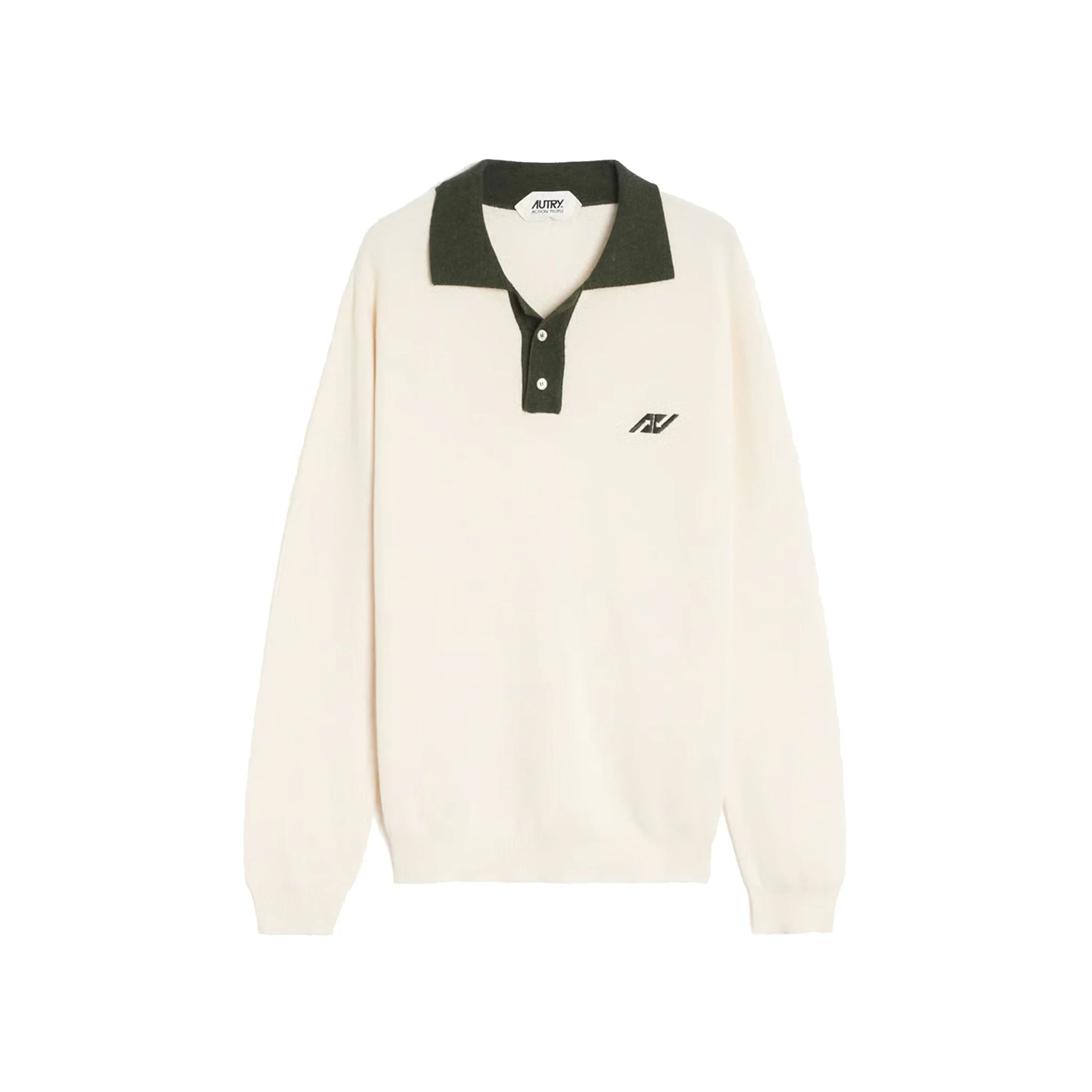 Autry Sporty Long Sleeve Polo - MEN CLOTHING - AUTRY - T.Luxy