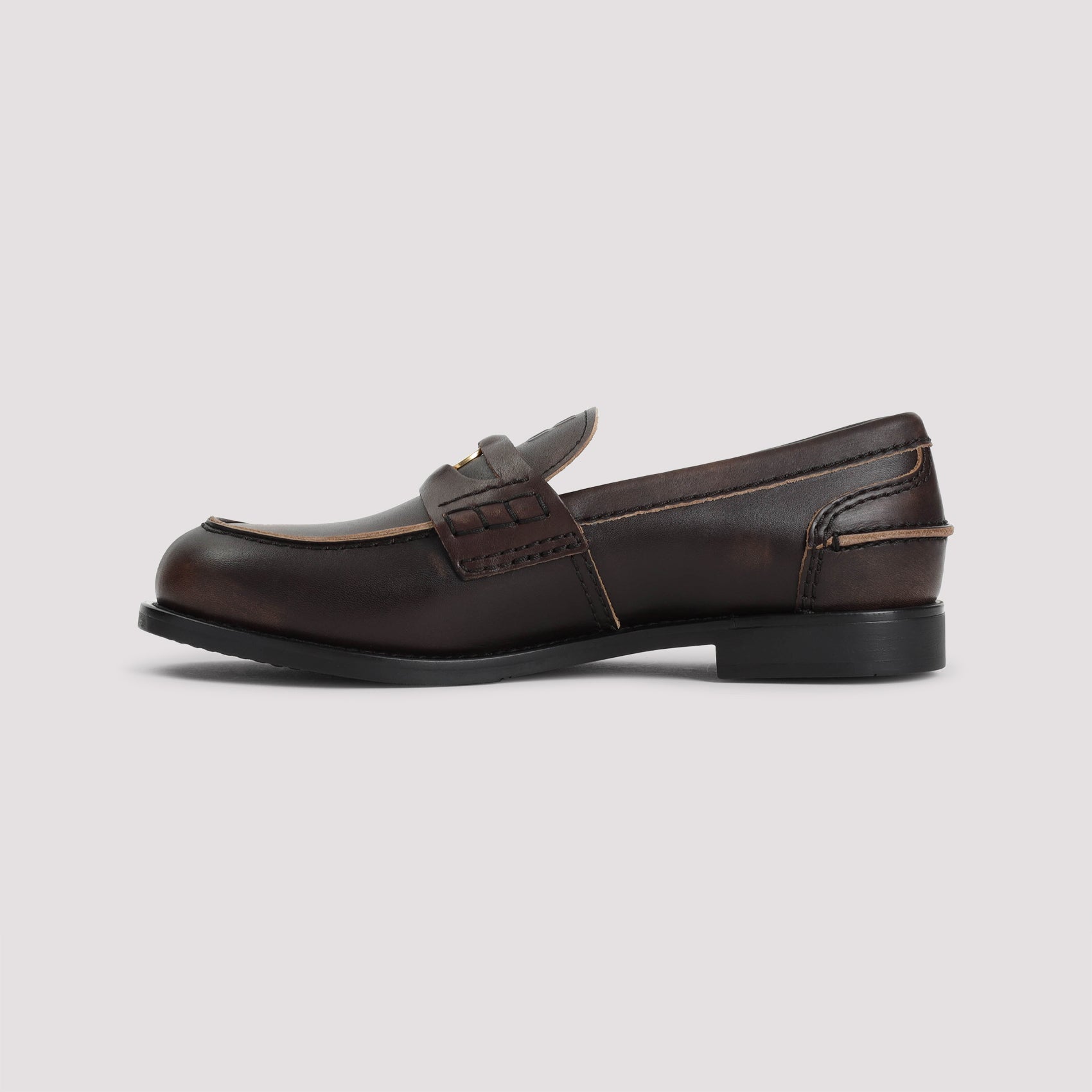 Miu Miu Leather Loafers - WOMEN SHOES - Miu Miu - T.Luxy