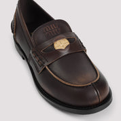 Miu Miu Loafers - Brown | e5b360220c34055b671582bcf054549a04ee4a78