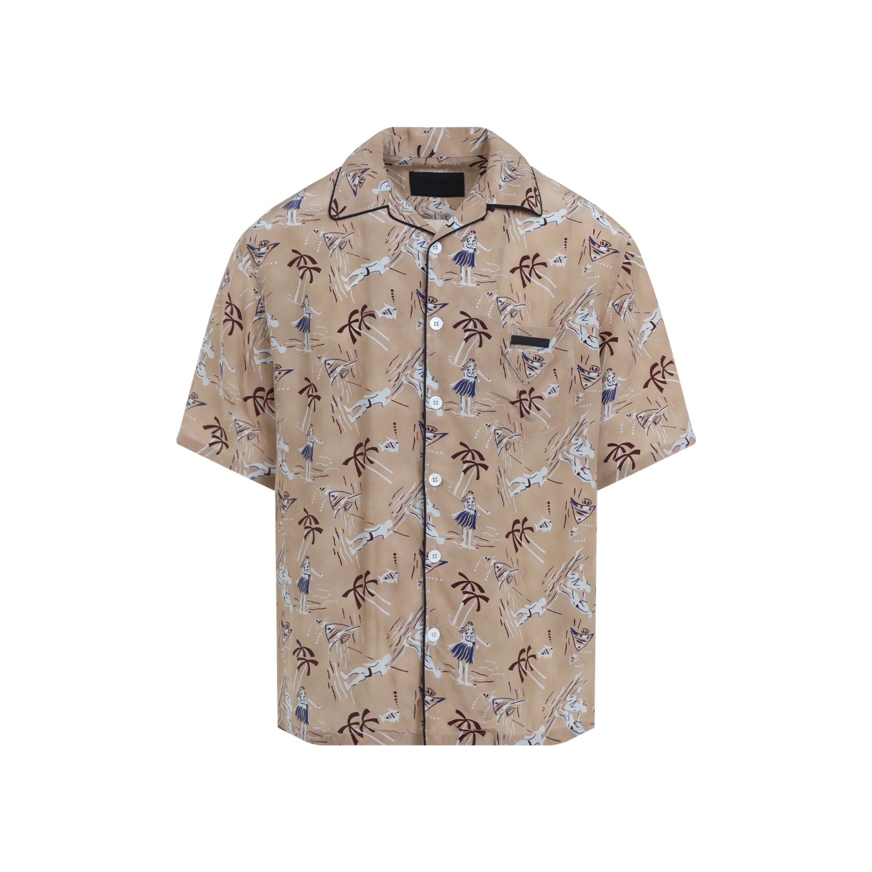 Prada Viscose And Silk Shirt - MEN CLOTHING - Prada - T.Luxy