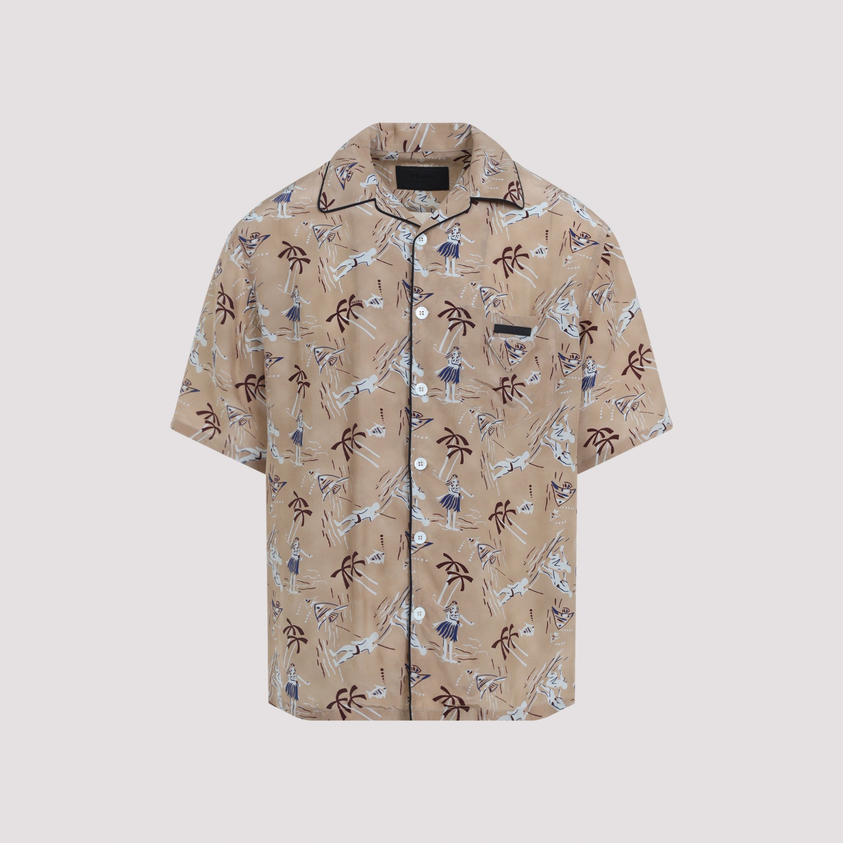 Prada Viscose And Silk Shirt - MEN CLOTHING - Prada - T.Luxy