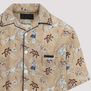 Prada Viscose And Silk Shirt - MEN CLOTHING - Prada - T.Luxy