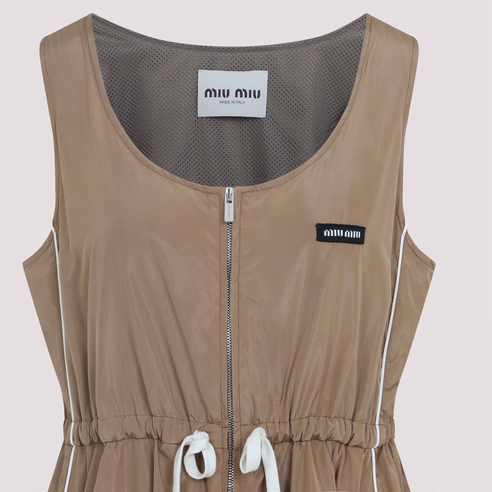 Miu Miu Mini dresses - Nude & Neutrals | 58c1673b4f9407abc2b4a9b2a853f3eb2f89327d