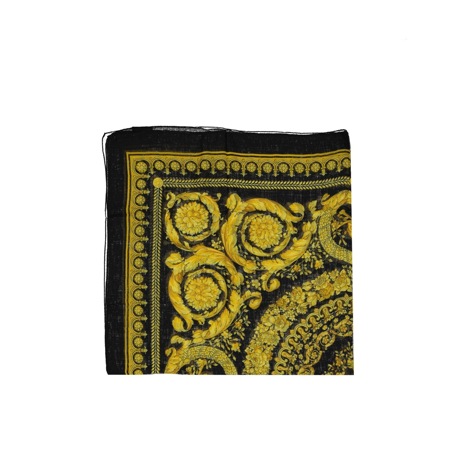 VERSACE Silk Blend Square Scarf - WOMEN ACCESSORIES - VERSACE - T.Luxy