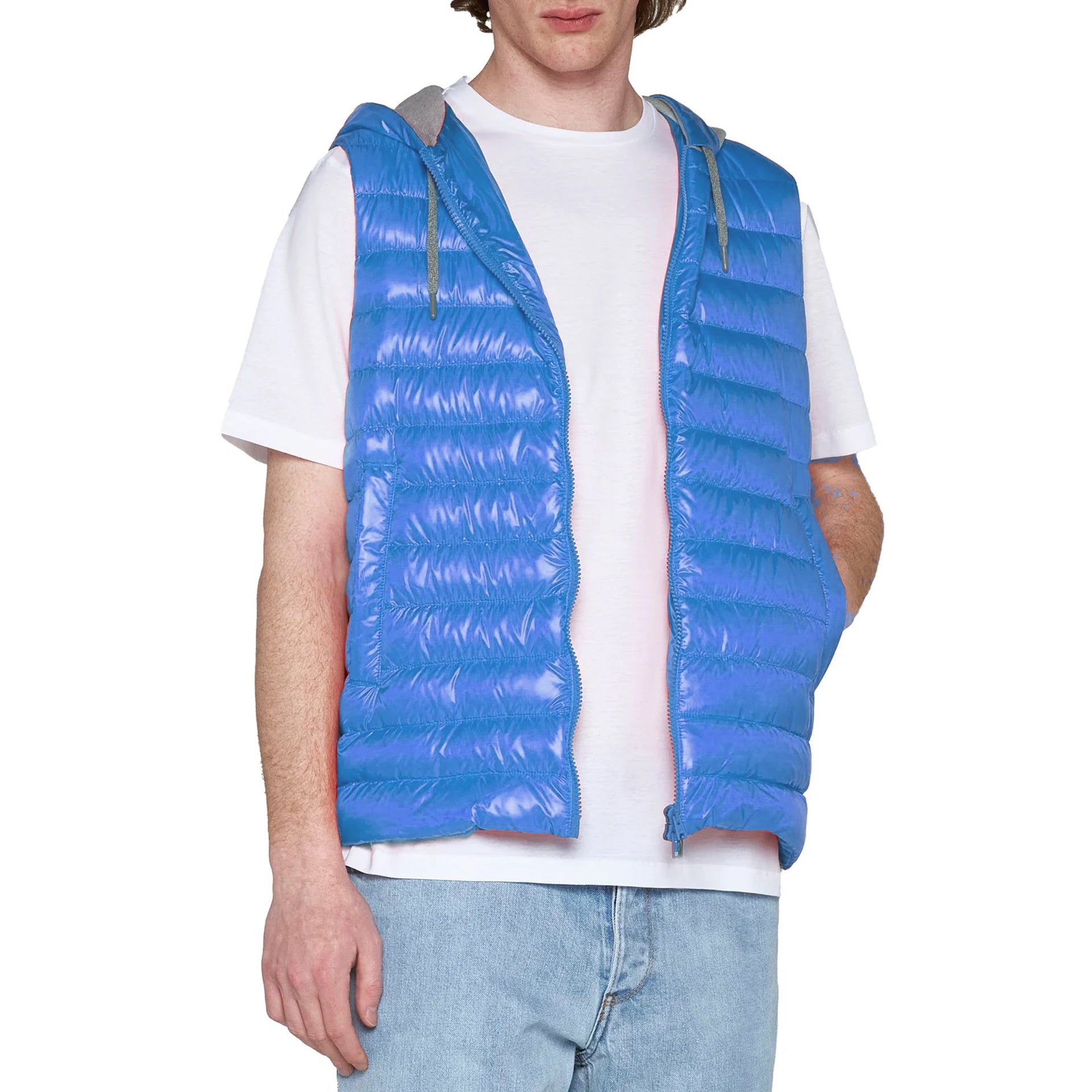 Herno Hooded Padded Zip - Up Vest Jacket - MEN CLOTHING - HERNO - T.Luxy