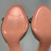 Miu Miu Leather Crystals Mules - WOMEN SHOES - MIU MIU - T.Luxy