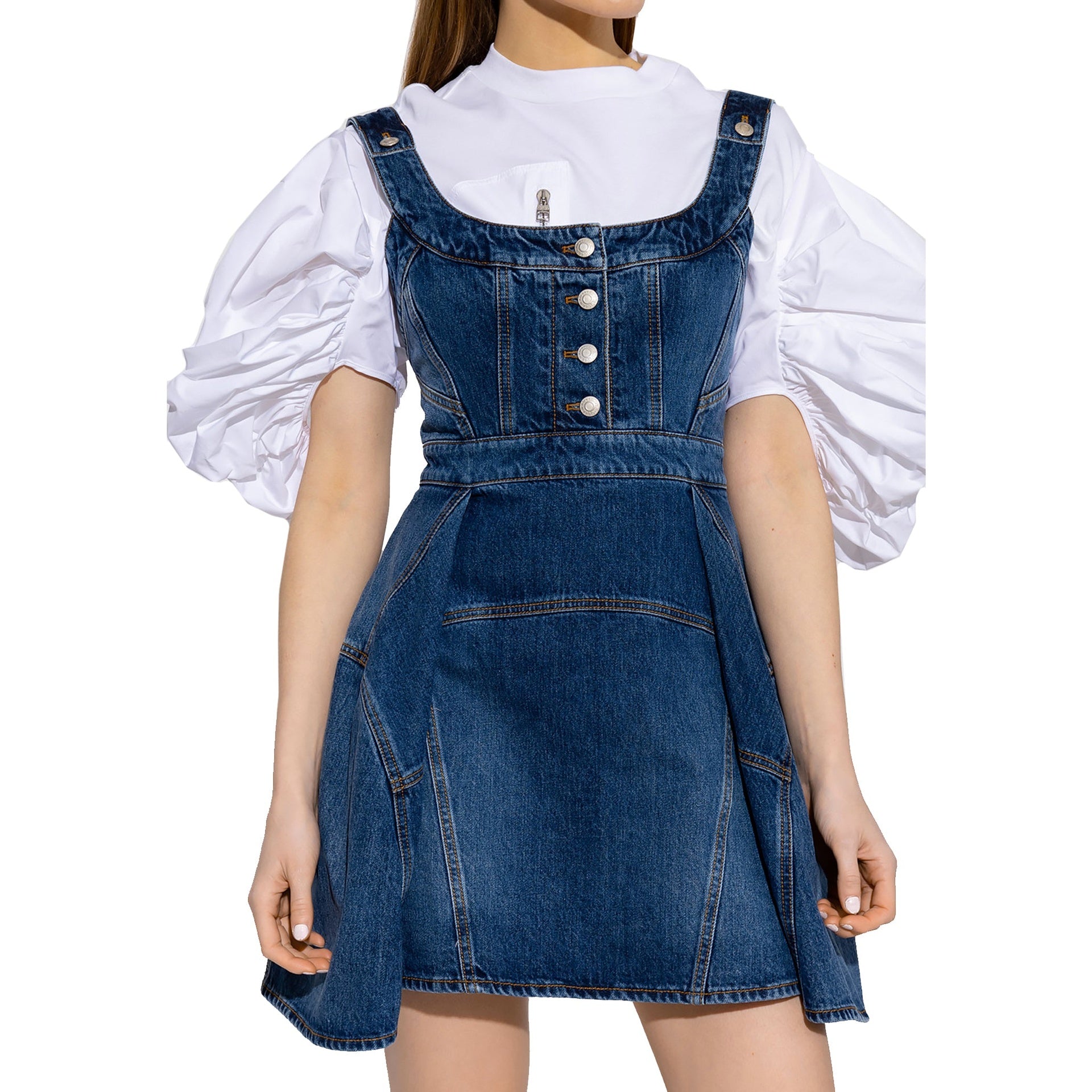 Alexander Mcqueen Denim Mini Dress – Tluxy New