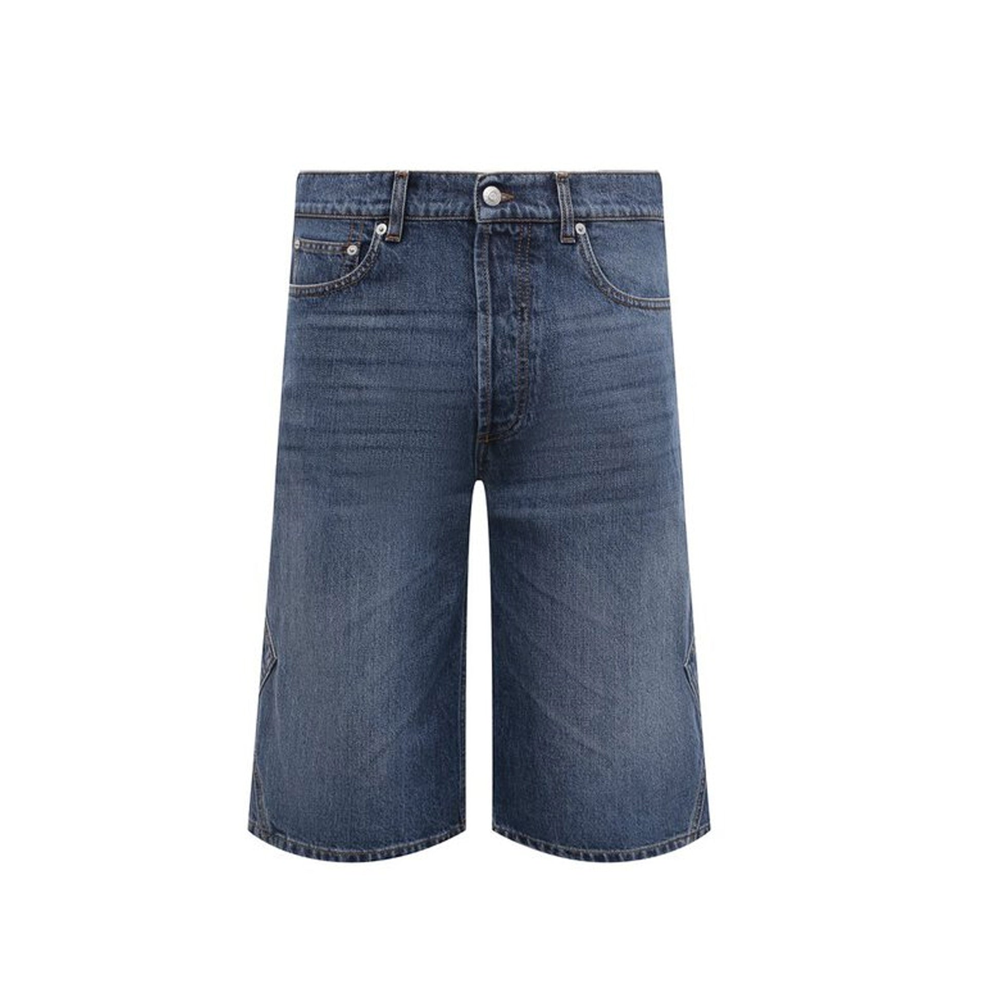 Alexander McQueen Denim Shorts - MEN CLOTHING - ALEXANDER MCQUEEN - Tluxy New