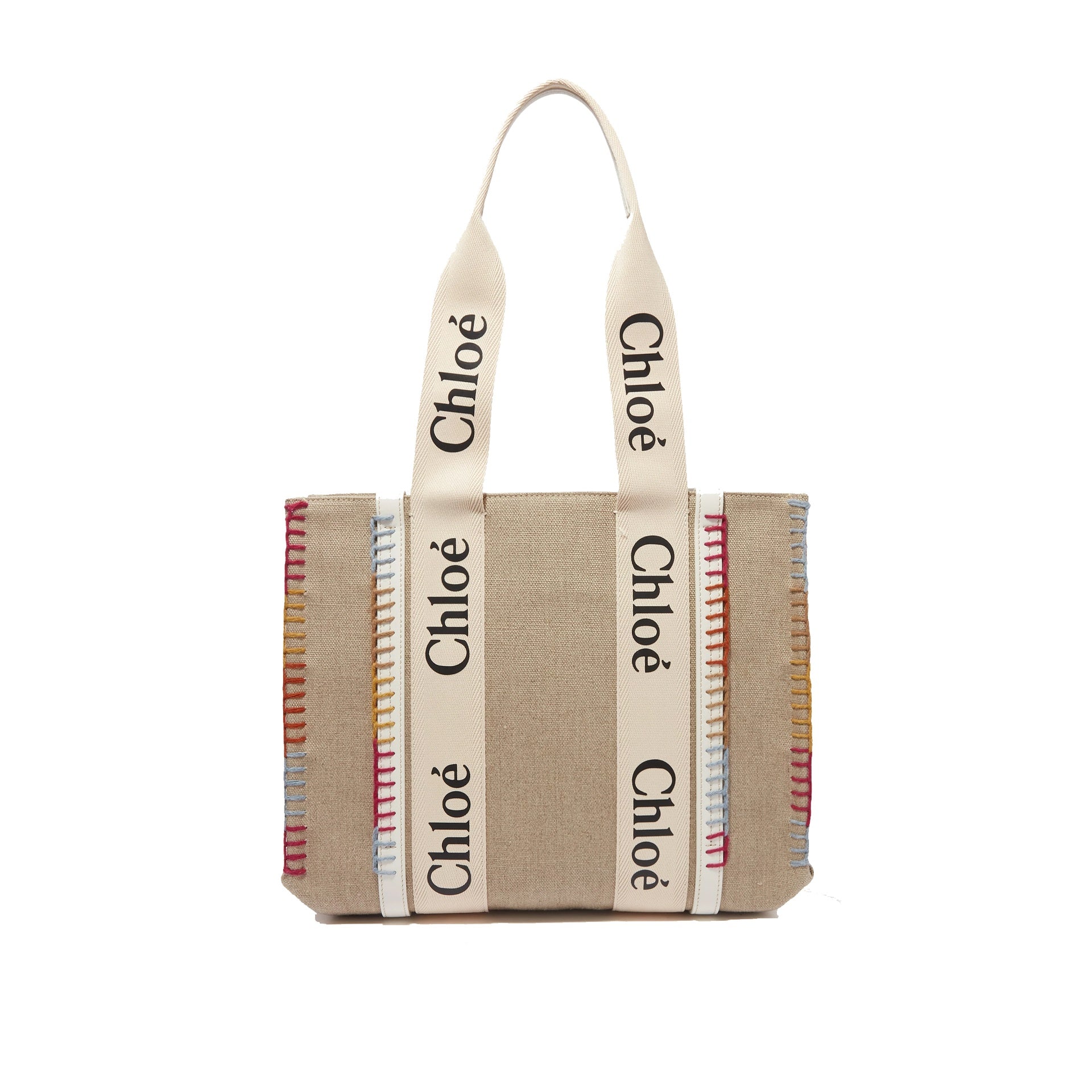 Chloé Woody Medium Tote Bag - WOMEN BAGS - CHLOE' - T.Luxy