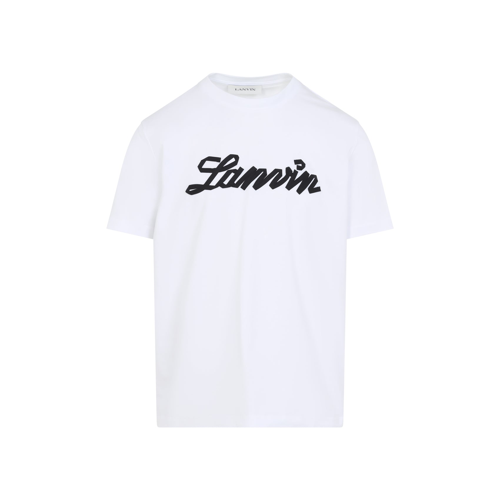 Lanvin Embroidered Logo T-Shirt - MEN CLOTHING - Lanvin - T.Luxy