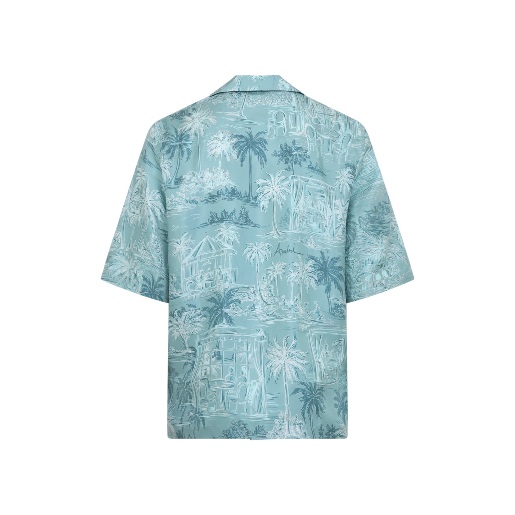 Amiri Chateau Sketch Bowling Shirt - MEN CLOTHING - Amiri - T.Luxy
