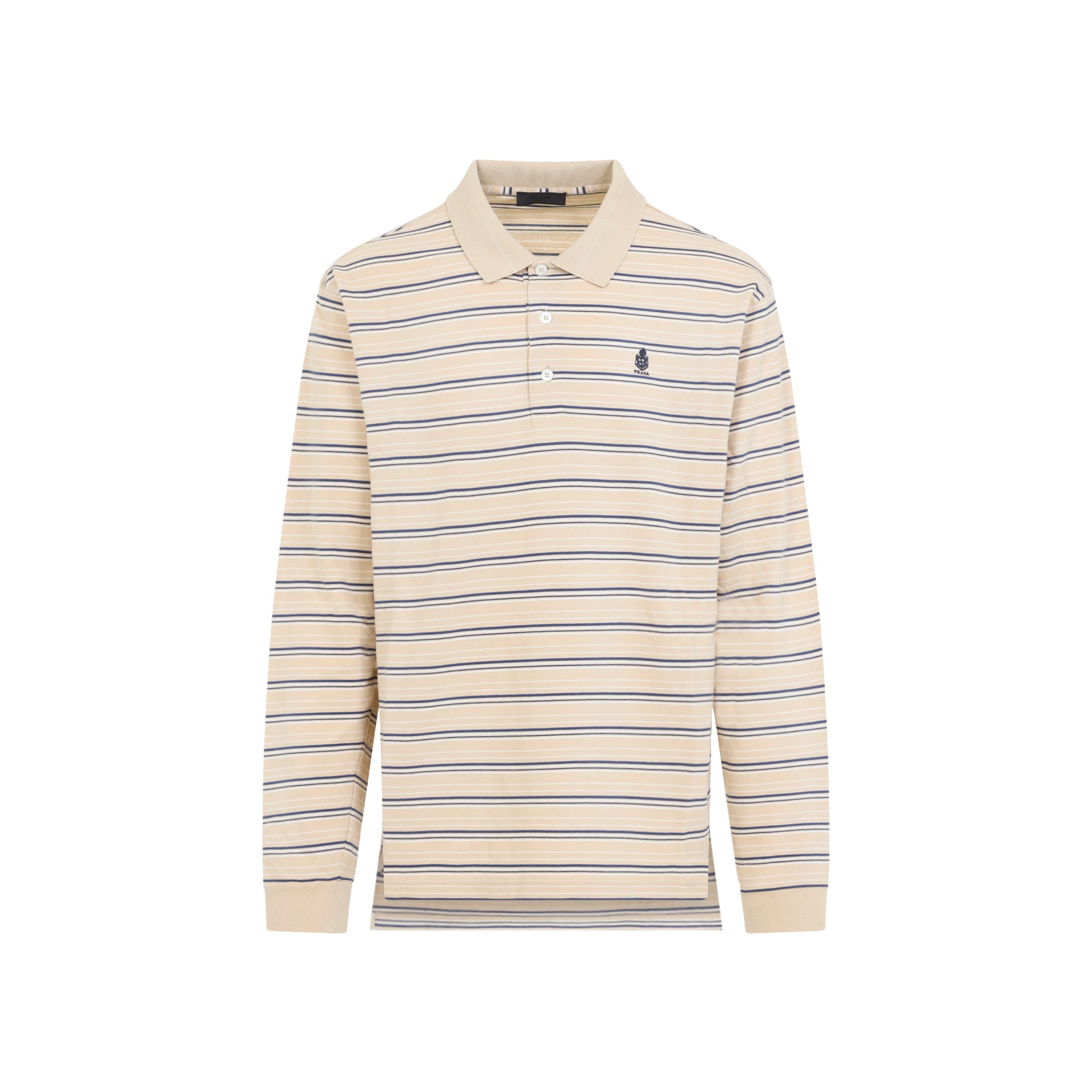 Prada Striped Piqué Polo - MEN CLOTHING - PRADA - T.Luxy
