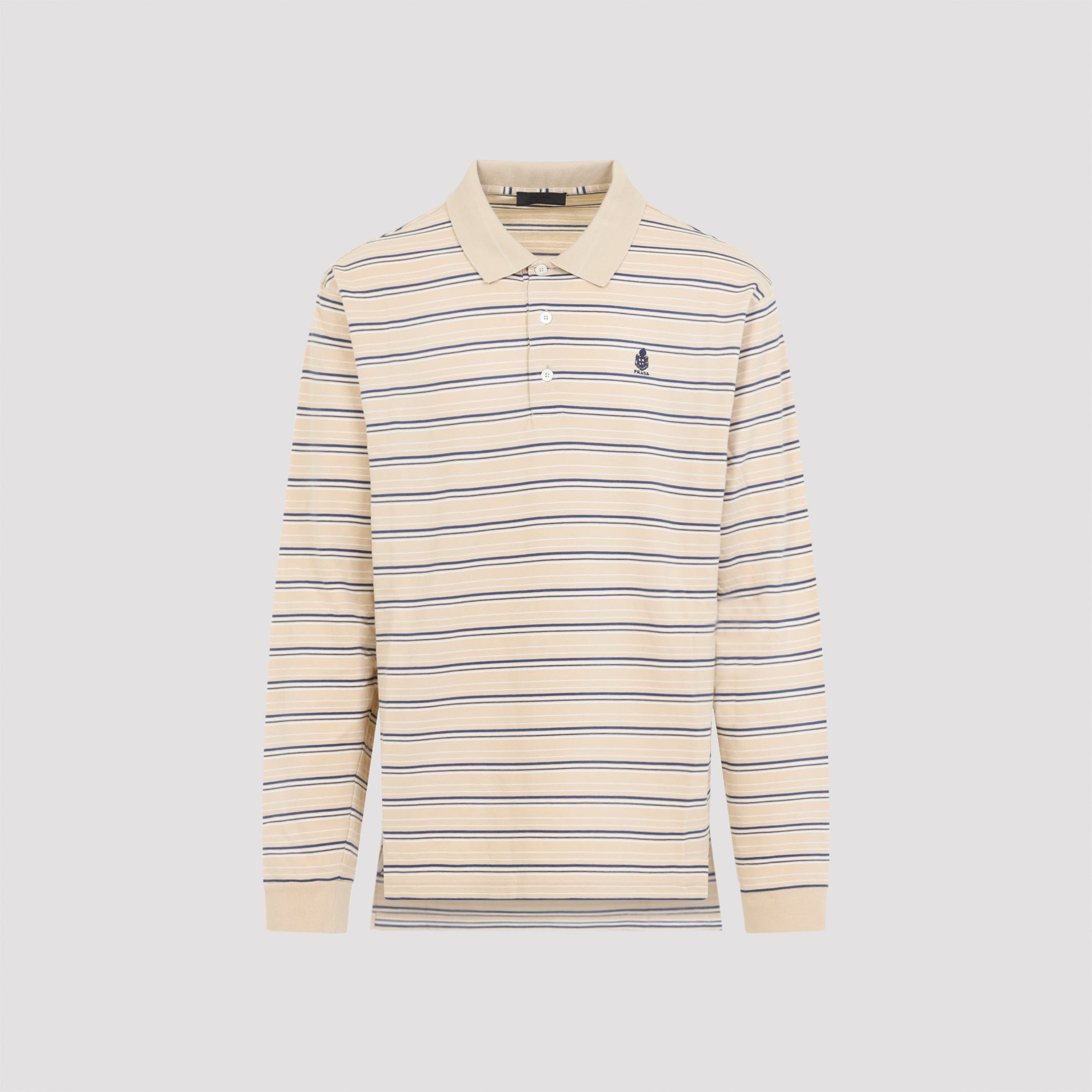 Prada Striped Piqué Polo - MEN CLOTHING - PRADA - T.Luxy