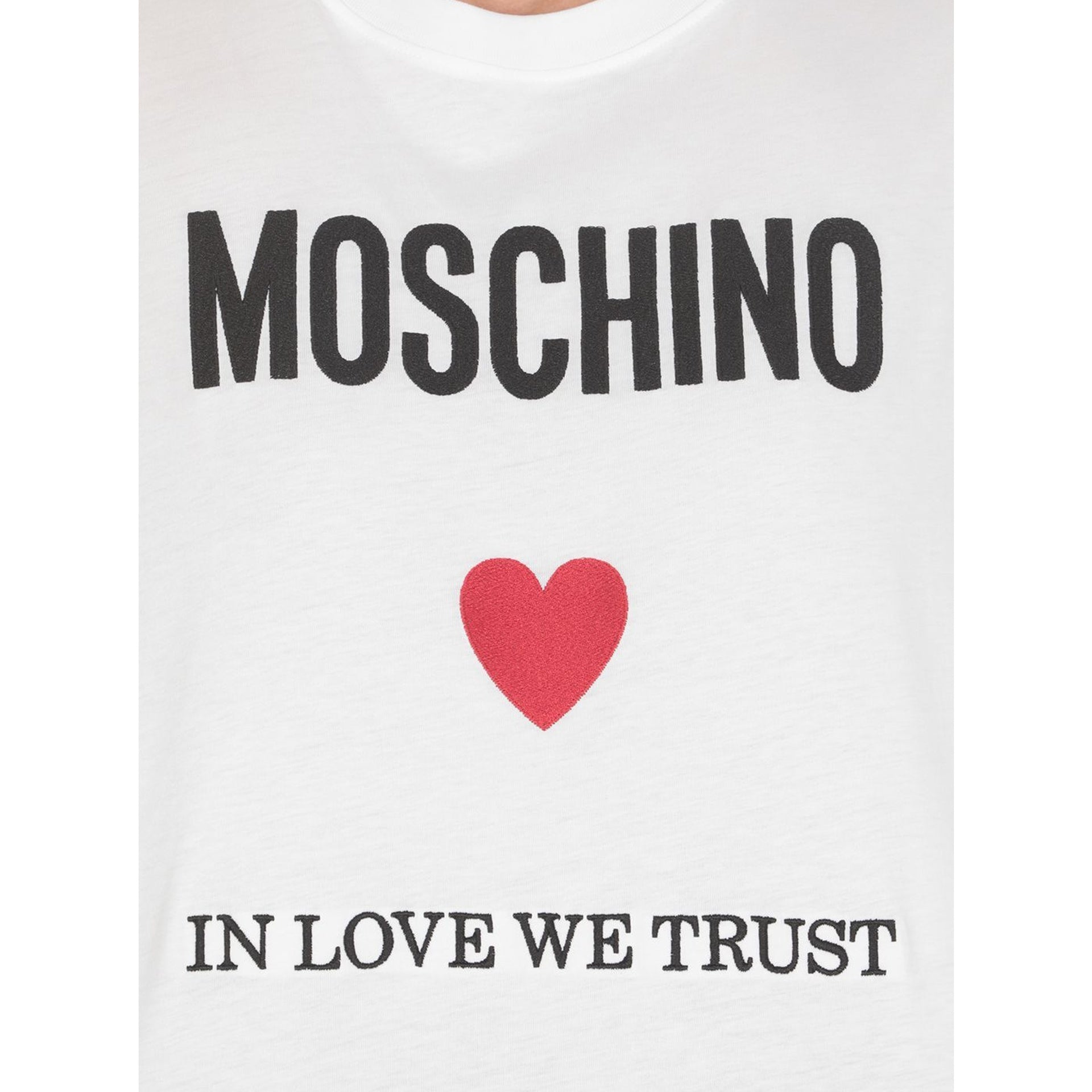 Moschino Couture In Love We Trust T-Shirt - WOMEN CLOTHING - MOSCHINO COUTURE - T.Luxy