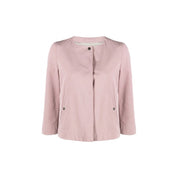 Herno Collarless Cropped - Sleeve Jacket - WOMEN CLOTHING - HERNO - T.Luxy