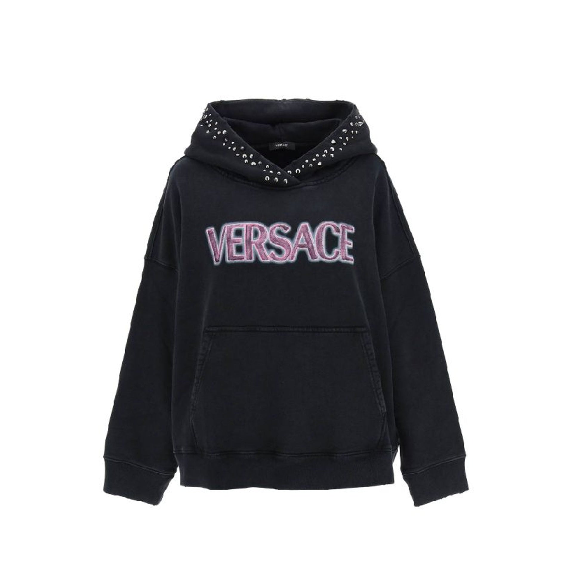 Versace Cotton Logo Sweatshirt - WOMEN CLOTHING - VERSACE - T.Luxy