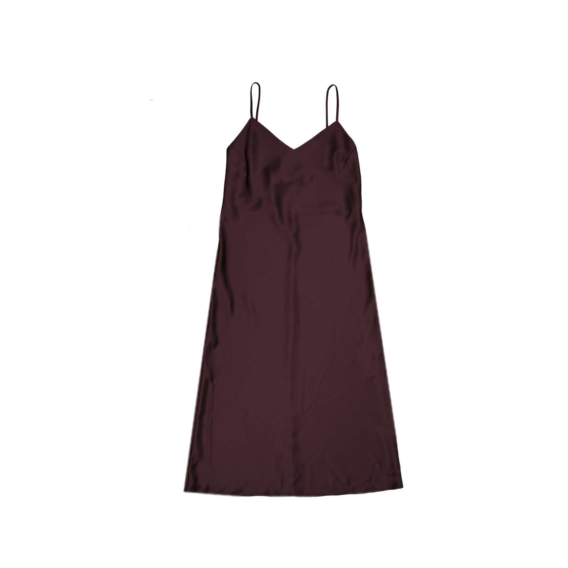 Acacia Satin Slip Midi Dress