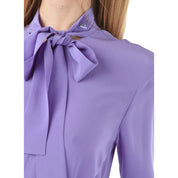 Prada Tie Neck Silk Dress
