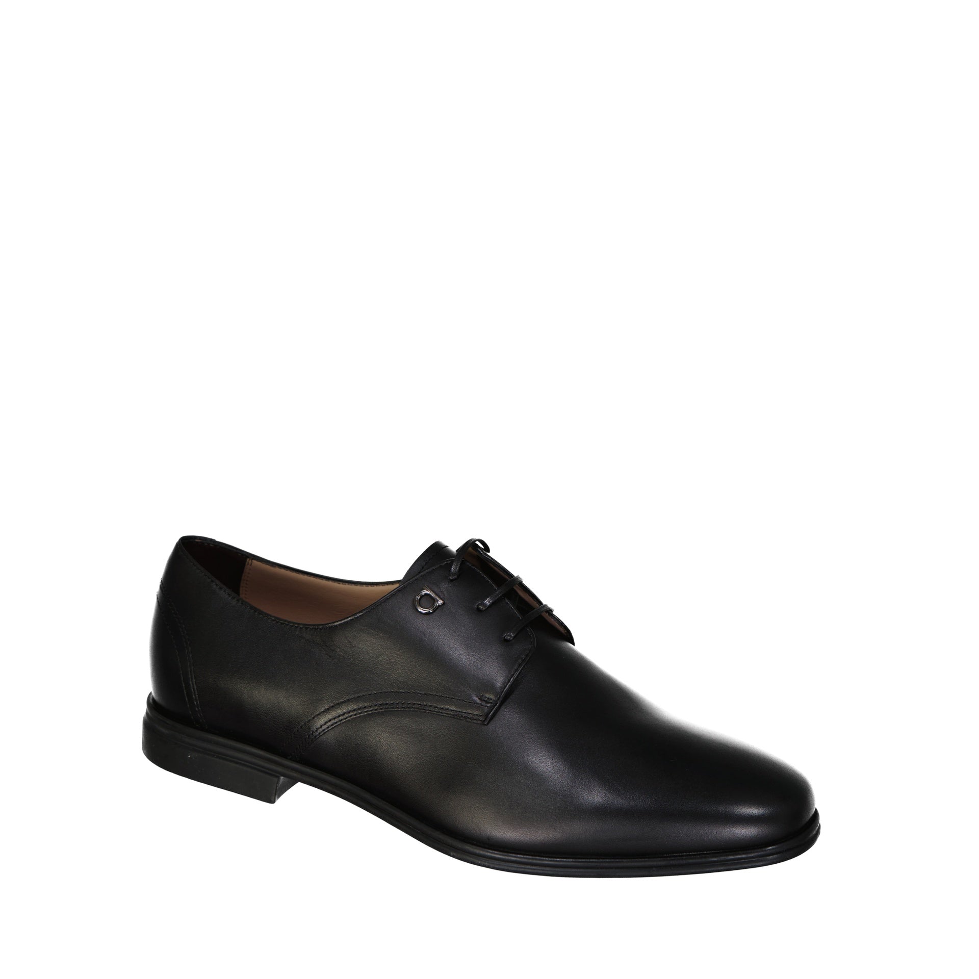 Salvatore Ferragamo Spencer Leather Derby Shoes - MEN SHOES - SALVATORE FERRAGAMO - T.Luxy