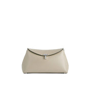 TOTEME T-lock Leather Clutch Bag
