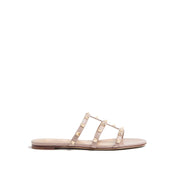 VALENTINO GARAVANI Rockstud Slide Sandals - WOMEN SHOES - VALENTINO GARAVANI - T.Luxy