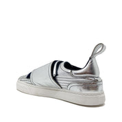 Paco Rabbane Crackled Metallic Leather Sneakers - WOMEN SHOES - PACO RABBANE - T.Luxy
