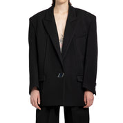 The Attico Wool Blend Blazer - WOMEN CLOTHING - THE ATTICO - Tluxy New