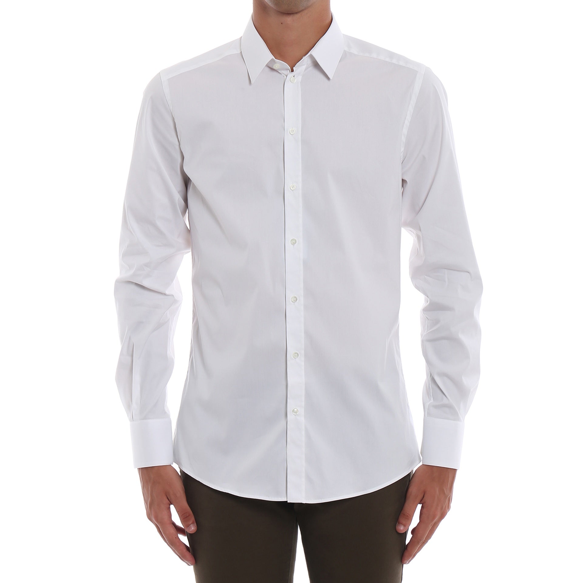 Dolce&Gabbana Cotton Shirt - MEN CLOTHING - DOLCE & GABBANA - Tluxy New