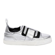 Paco Rabbane Crackled Metallic Leather Sneakers - WOMEN SHOES - PACO RABBANE - T.Luxy