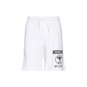 Moschino Couture Cotton Logo Shorts