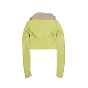 Rick Owen Leather Jacket - WOMEN CLOTHING - RICK OWENS - Tluxy New