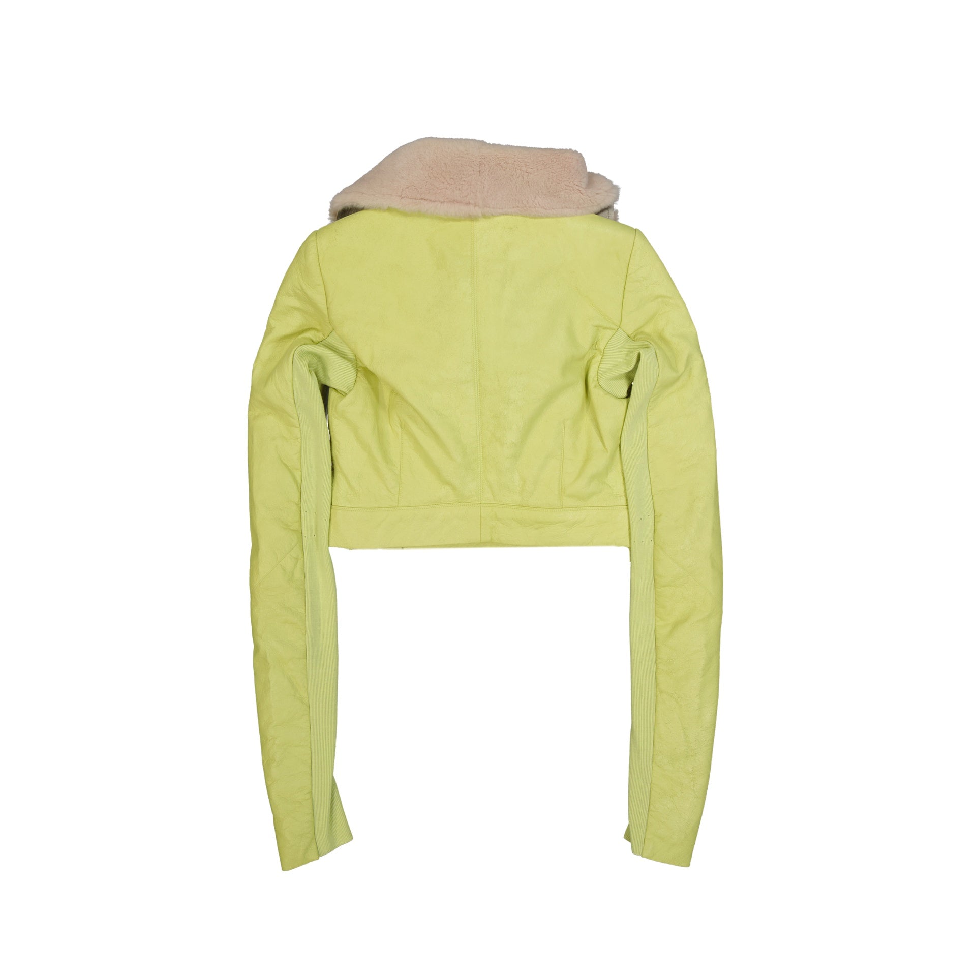 Rick Owen Leather Jacket - WOMEN CLOTHING - RICK OWENS - Tluxy New