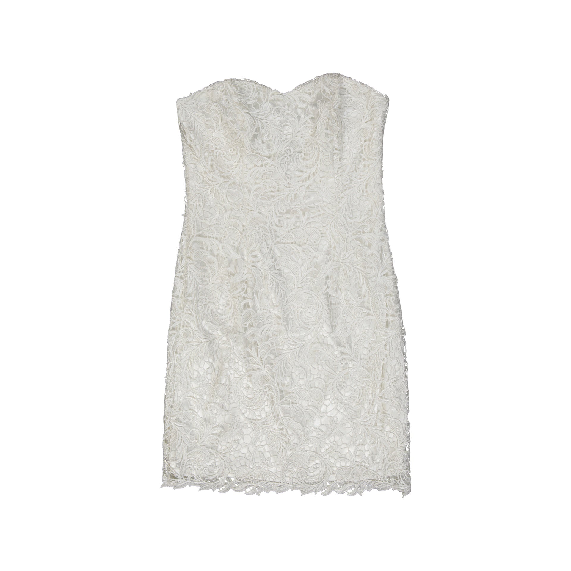 Sleeveless Lace Mini Dress