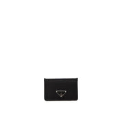 Prada Nylon And Leather Card Holder