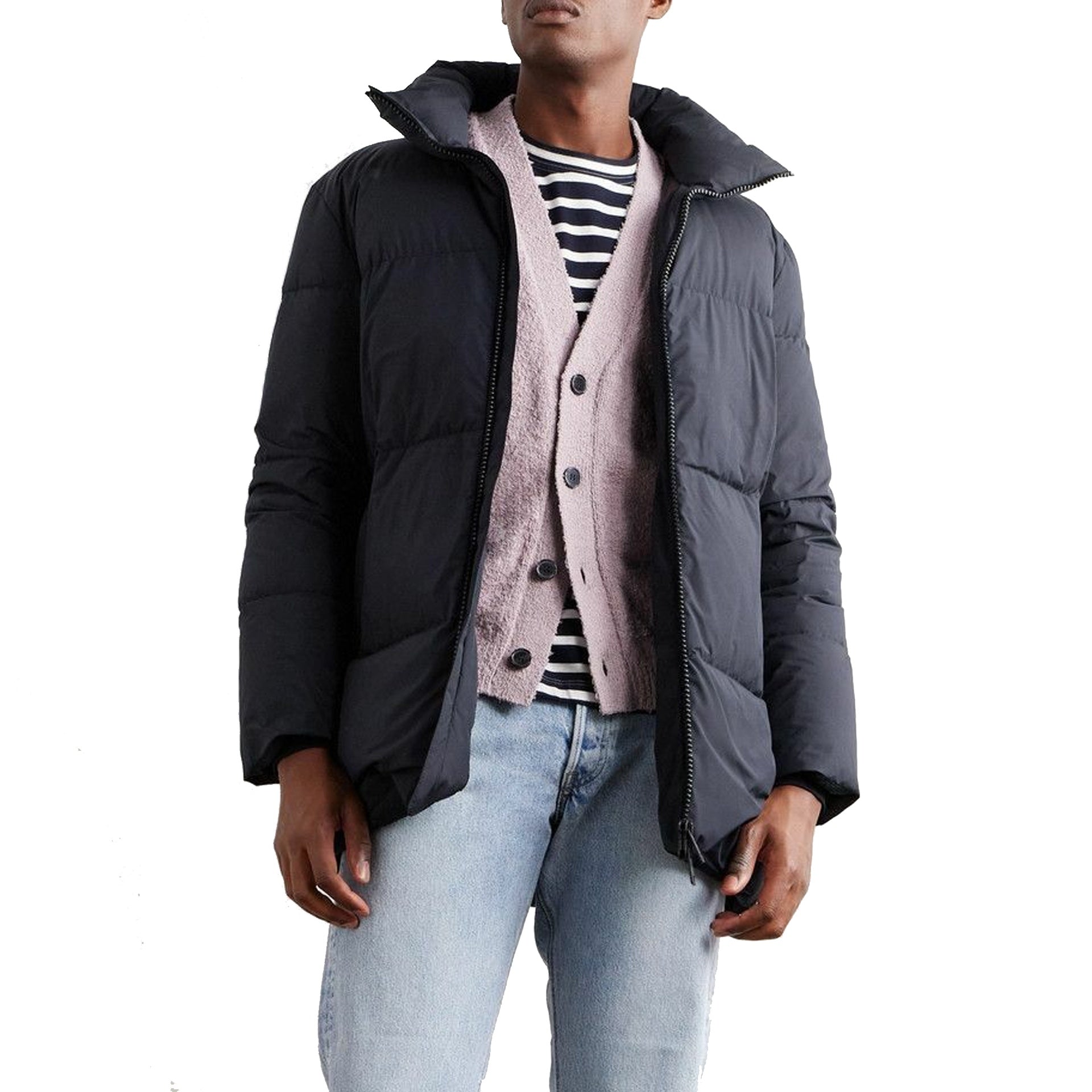 HERNO Navy Gore - Tex Down Jacket - MEN CLOTHING - HERNO - Tluxy New