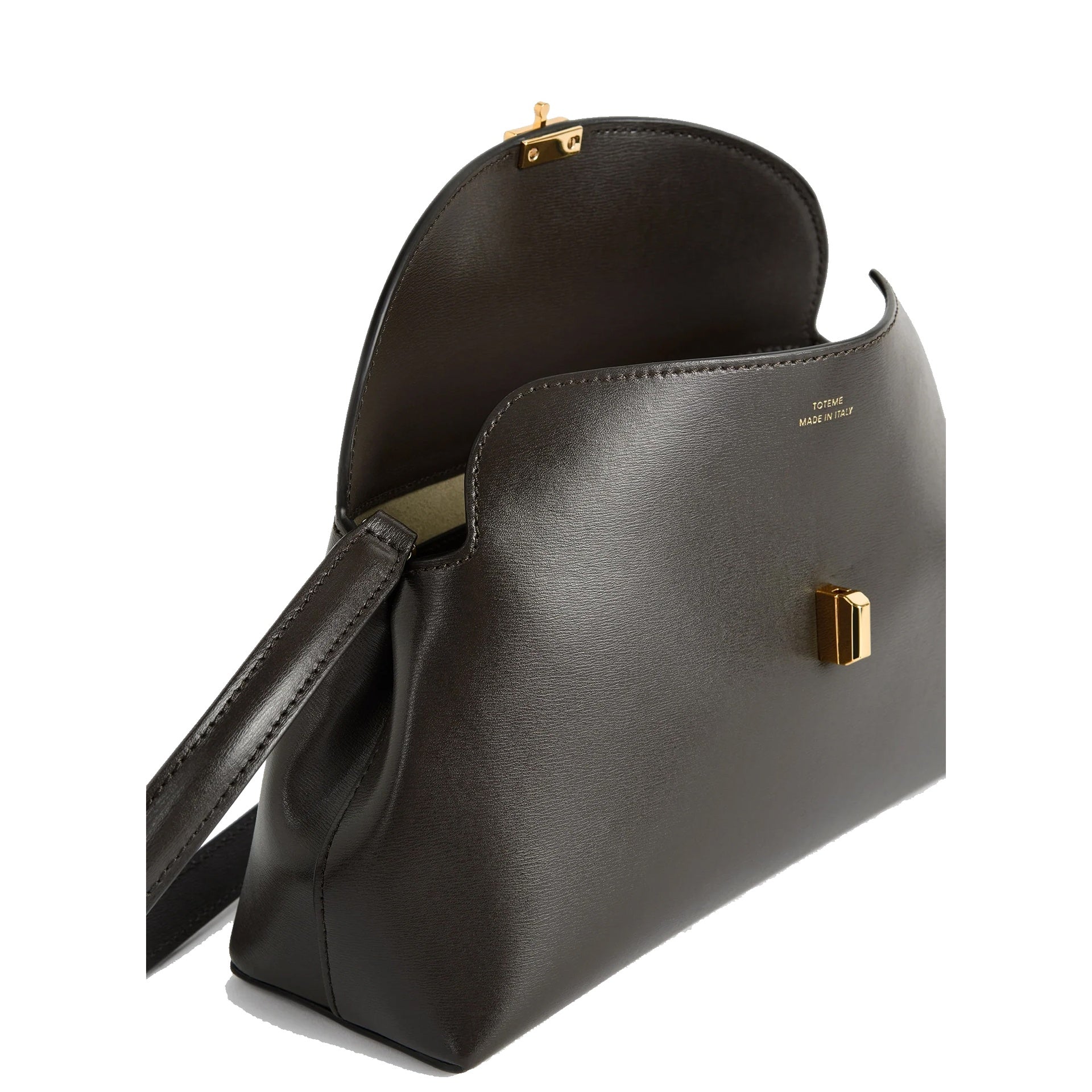 Toteme T - Lock Leather Clutch Bag - WOMEN BAGS - TOTEME - T.Luxy