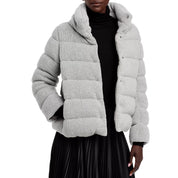 Herno Quilted Knit Bomber Jacket