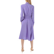 Prada Tie Neck Silk Dress