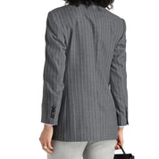 Brunello Cucinelli Pinstriped Wool Blazer