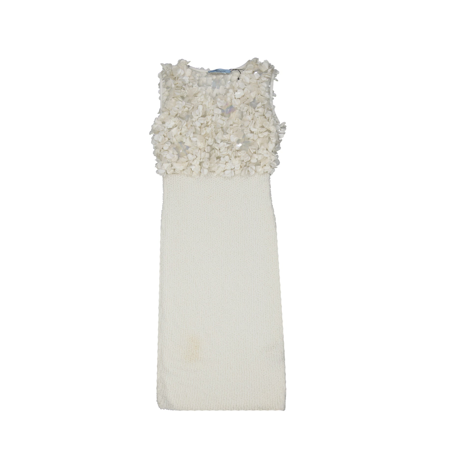 Flower Applique Mini Dress
