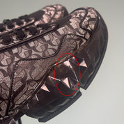 Jimmy Choo Diamond Monogram Glitter Sneakers