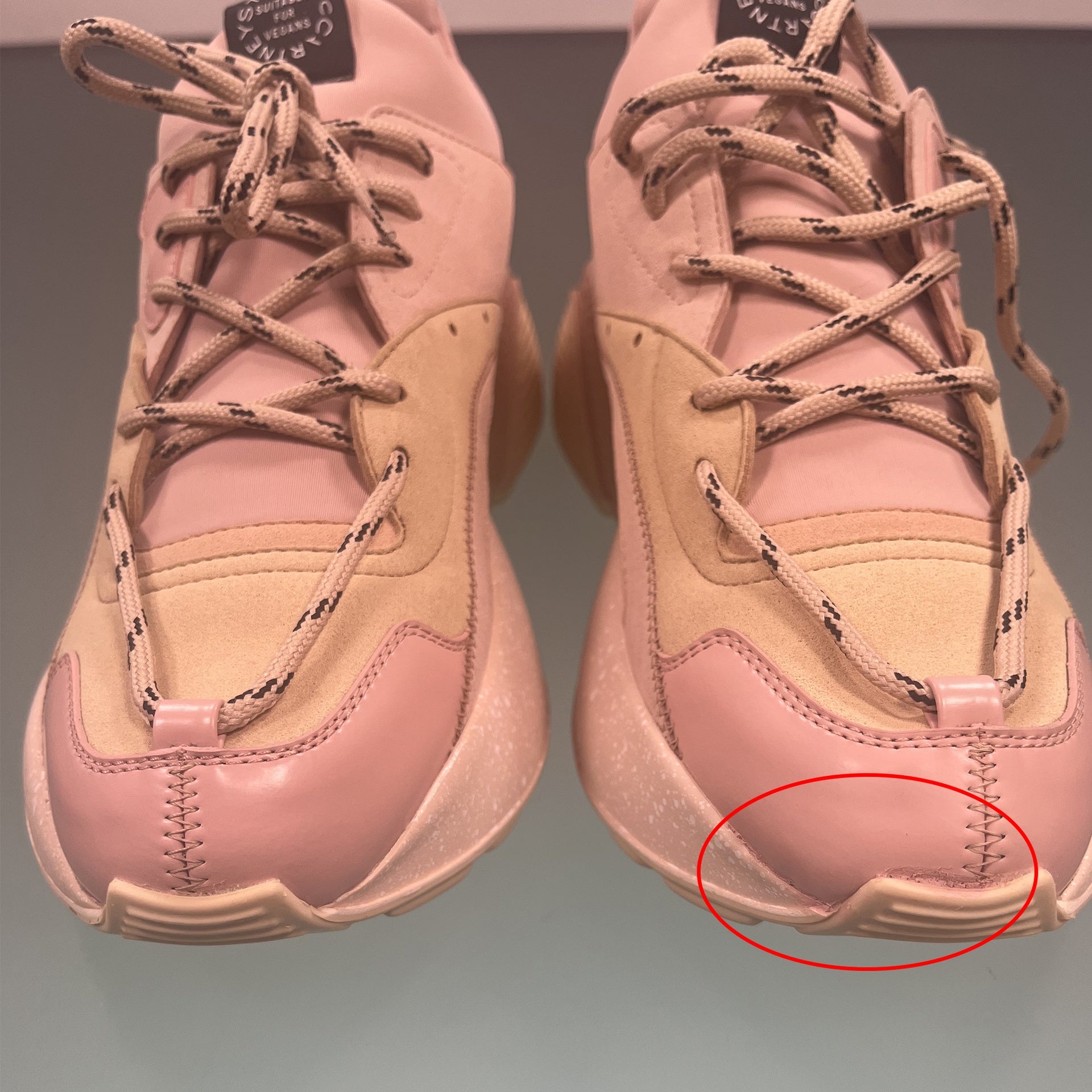 Stella McCartney 45mm Eclypse Alter Faux Suede Sneakers