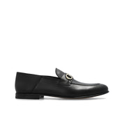 P118-Salvatore Ferragamo Gin Leather Loafers
